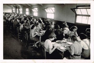 Accommodation at Culford Camp, Suffolk. Margaret Elizabeth Sutherland (nee Coldwell) at Culford Camp, Suffolk