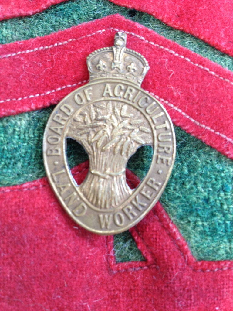 Board of Agriculture Land Worker Badge