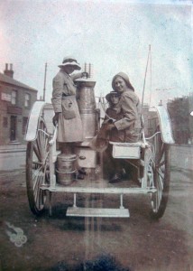 Land Girls on back of milk float Source: Valerie Linder