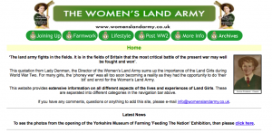 Women's Land Army.co.uk in May 2013