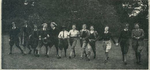 A Party In Derbyshire Photo from 'The Land Girl', December 1942.