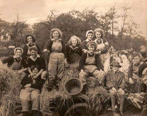 Local Land Girls enjoying time off during the Talgarth Carnival Source: Tony Price