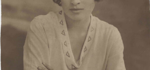 Phyllis Longbottom (nee Drayton) Engagement photo, aged 19 or 20.