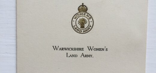 Warwickshire Women's Land Army Christmas Card Source: Catherine Procter Women's Land Army Collection