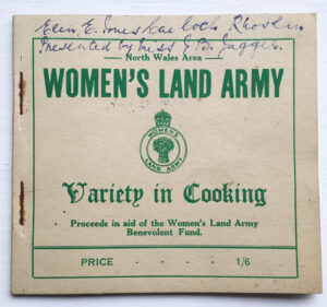 Women's Land Army Wales Receipe Book