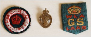 Martha Bagnal Women's Land Army First World War Badges