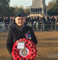 Women's Land Army wreath Cenotaph