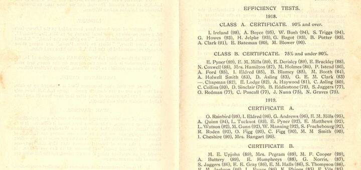 Essex Land Army Supplement Page 1, June 1919.