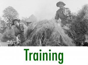 First World War Women's Land Army Training