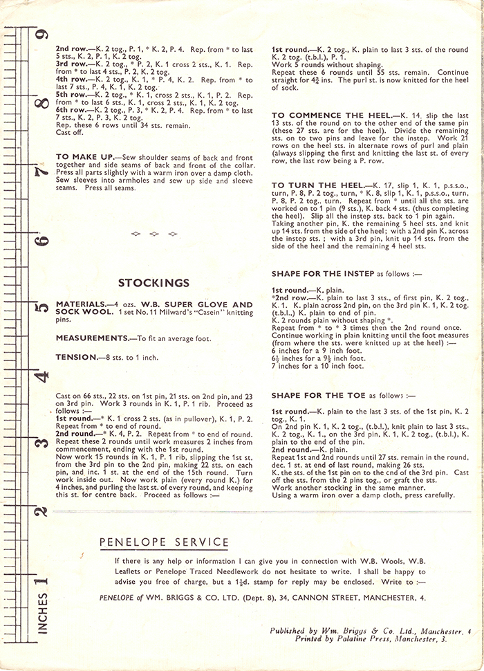 Women's Service Land Army Pull-Over and Stockings Page 7