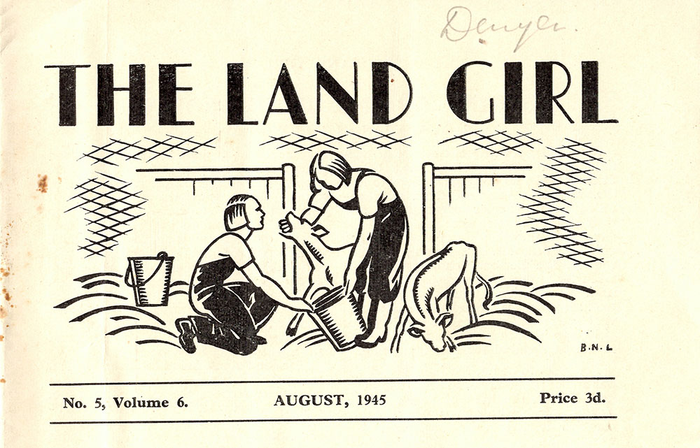 August 1942 edition of The Land Girl