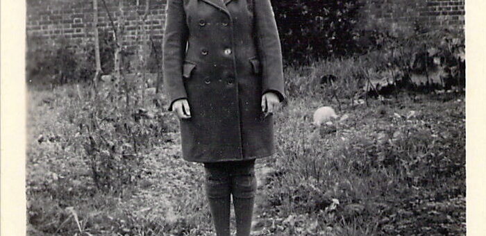 Joy in her Women's Timber Corps uniform.