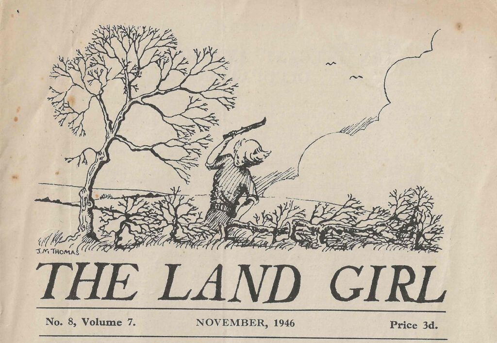 The Land Girl November 1946