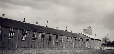 1st photo of Bolnhurst Hostel, run by the YWCA in Bedfordshire from 1942 to 1949. It shows the long wooden dormitory block and brick-built ablutions block, with water tower. The 2nd illustration shows the typical layout of the hutment hostels. The 3rd photo shows the interior of a hostel dormitory block. Courtesy of Stuart Antrobus, author of We wouldn’t Have Missed it for the World.