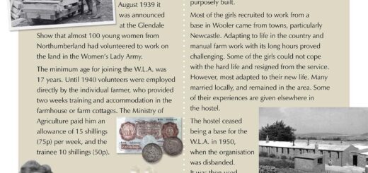 Wooler Hostel Women's Land Army