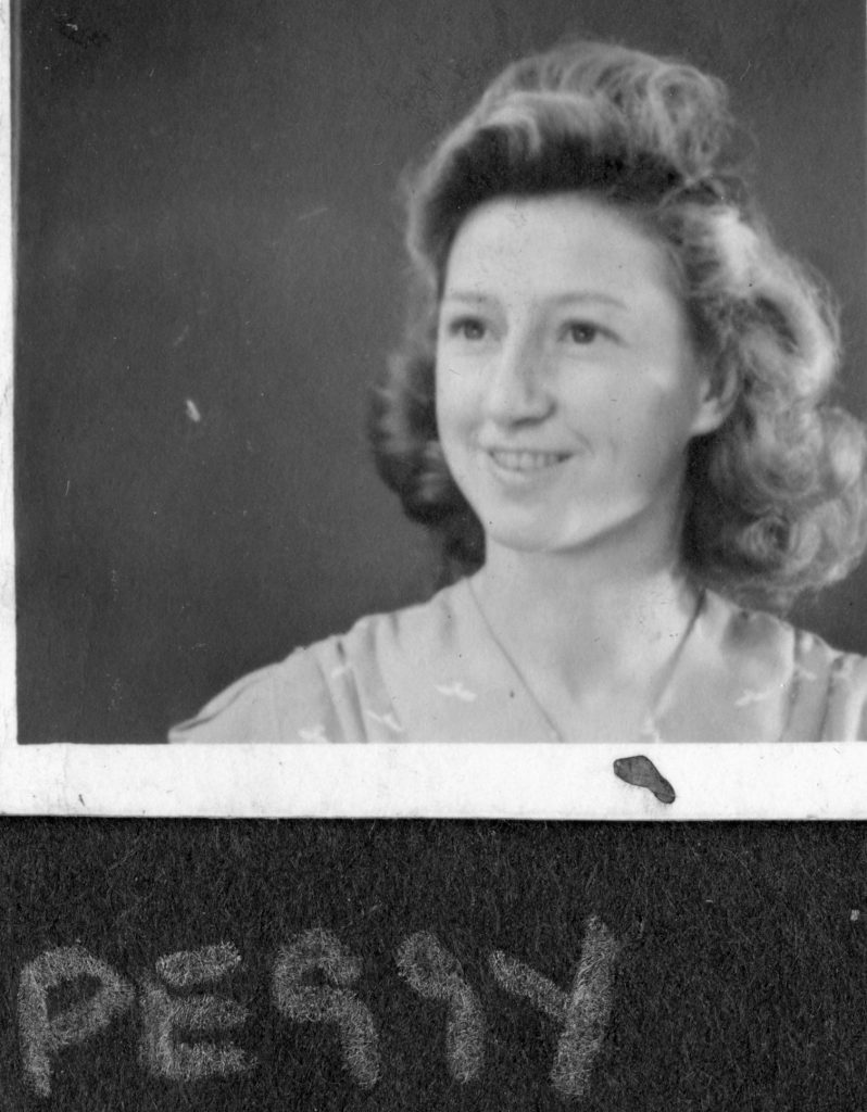 Peggy, taken at Hereford in 1945