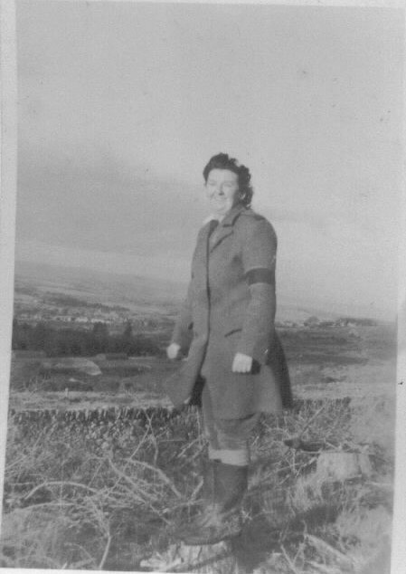 Gwyneth Mary Edwards in WTC Llanberis c1943