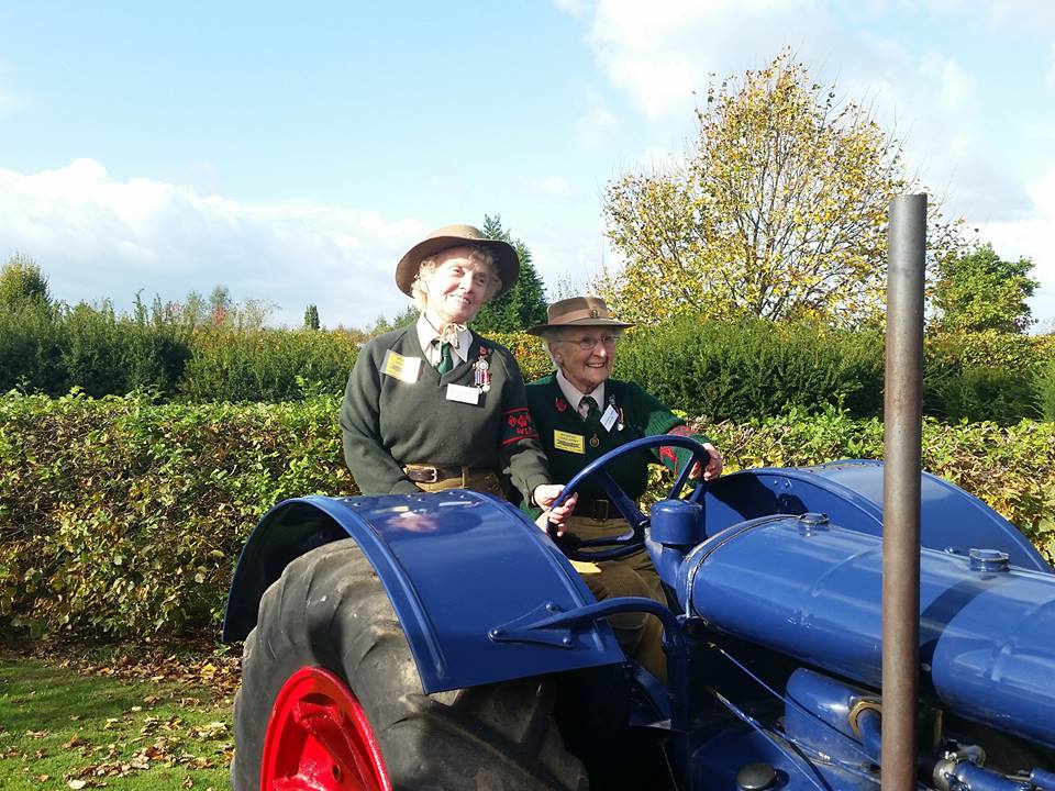 Iris Newbould with Dorothy Taylor