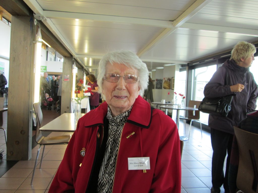 Mary Whalley (née Hancock) at unveiling of NMA memorial