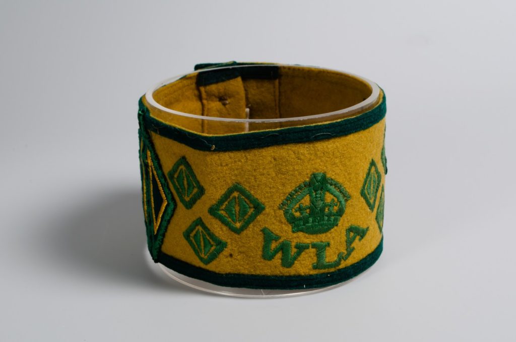 Women's Land Army Yellow Armband