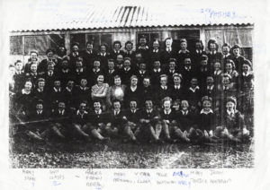 Group photo of Land Girls at Howden Hostel