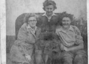 Margaret Footsoy and two friends