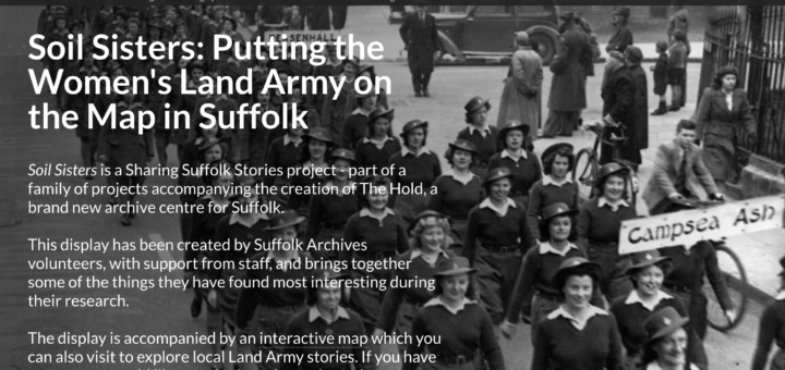 Soil Sisters Putting the WLA on the map in Suffolk