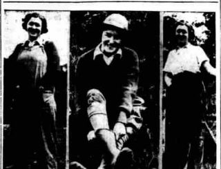 elfast-Telegraph-Friday-13th-June-1941-First-Land-Girl-in-Uniform-British-Newspaper-Library