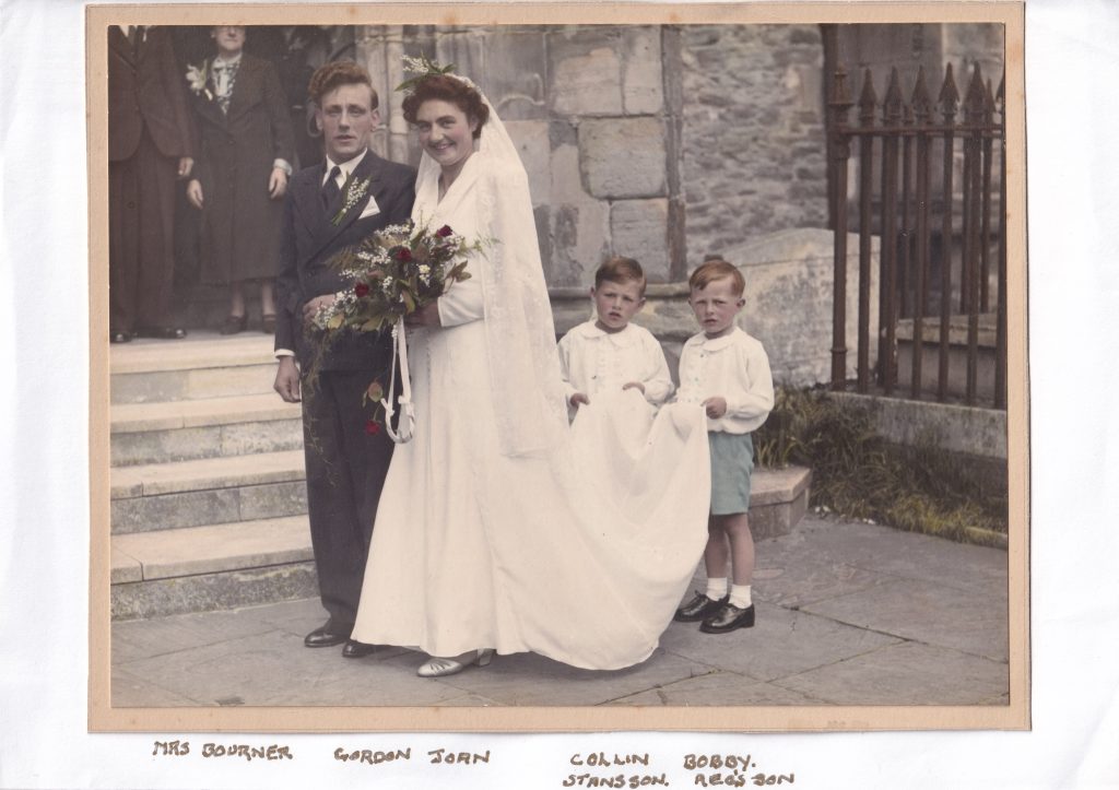 Wedding Day, 2nd May 1945. St Clements Church, Hastings Old Town